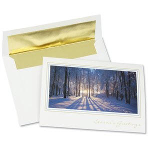 Winter Woods Greeting Card Main Image