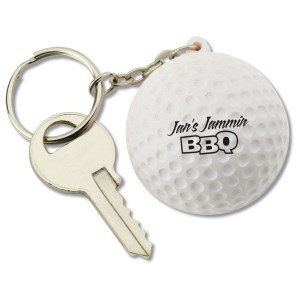 Squishy Key Tag - Golf Ball Main Image