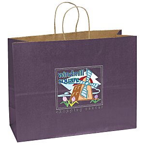 Matte Shopping Bag - 12" x 16" - Colored - Full Color Main Image