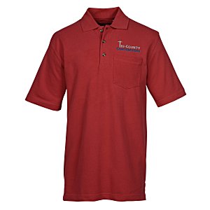 Ultra Club Pique Golf Shirt with Pocket Main Image