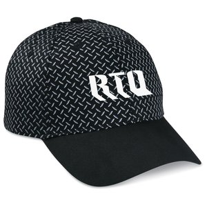 Diamond Plate Print Cap - Closeout Main Image