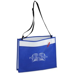 Courier Laminate Tote - Closeout Main Image