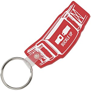 Safety Belt Soft Keychain - Translucent Main Image