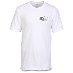 Anvil USA Made Classic Tee - Embroidered - White Main Image
