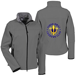 Thermal Stretch Soft Shell Jacket - Ladies' - Back Embroidered Main Image