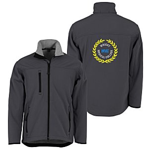 Thermal Stretch Soft Shell Jacket - Men's - Back Embroidered Main Image