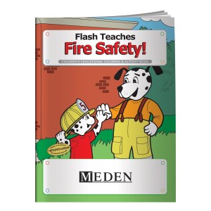 Flash Teaches Fire Safety Coloring Book - Overstock Main Image