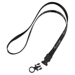 Woven Polypropylene Lanyard with Buckle Release - 1/2" - 36" - Length Main Image