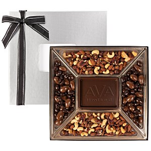 Large Treat Mix - Silver Box - Dark Chocolate Bar Main Image