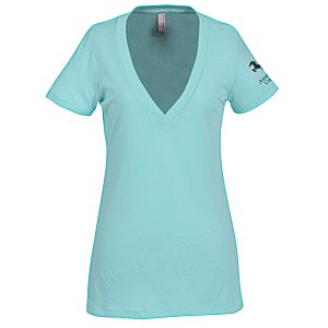 Next Level Tri-Blend Deep V-Neck T-Shirt - Ladies' - Colors Main Image