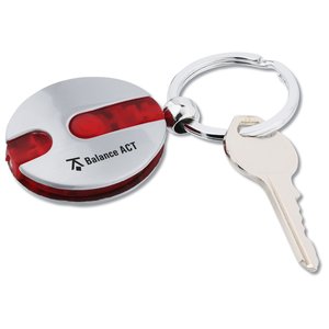 Oval Metal LED Light with Key Ring - Closeout Main Image