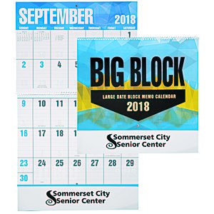 Big Block Calendar - Spiral Main Image