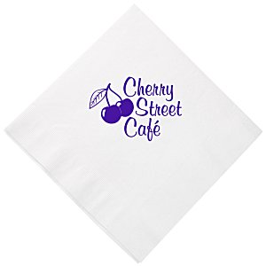 Dinner Napkin - 3-ply - 1/4 Fold - White - Low Qty Main Image