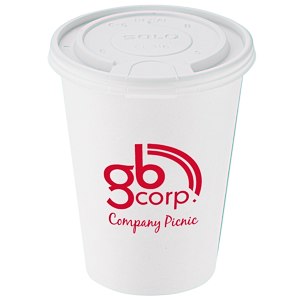Paper Hot/Cold Cup with Tear Tab Lid - 12 oz. Main Image