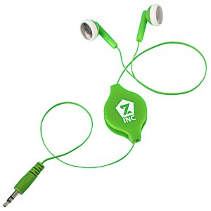 Retractable Colored Ear Buds Main Image