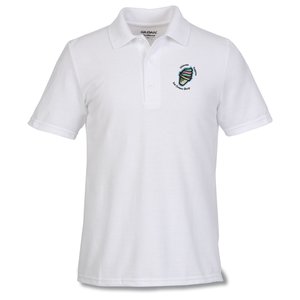 Gildan DryBlend 50/50 Pique Sport Shirt - Men's - White Main Image