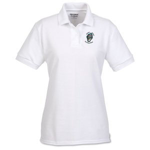 Gildan DryBlend 50/50 Pique Sport Shirt - Ladies' - White Main Image