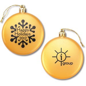 Flat Ornament - Snowflake - Happy Holidays Main Image