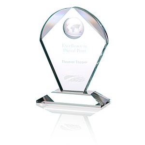 Global Excellence Crystal Award - 6" Main Image