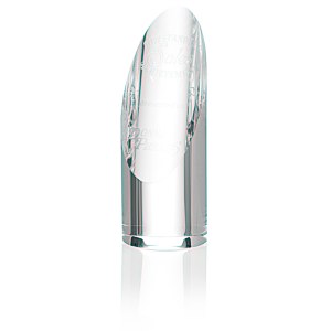 Pinnacle Crystal Cylinder Award - 7" Main Image