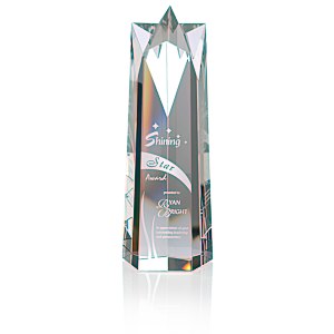 Soaring Star Crystal Tower Award - 10" Main Image