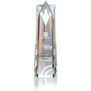 Soaring Star Crystal Tower Award - 12" Main Image