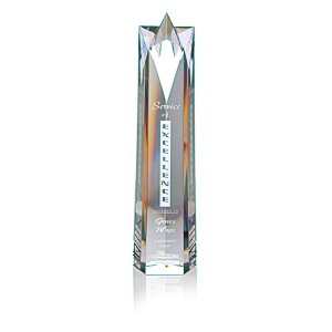 Soaring Star Crystal Tower Award - 14" Main Image