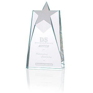 Shooting Star Crystal Award - 8" Main Image