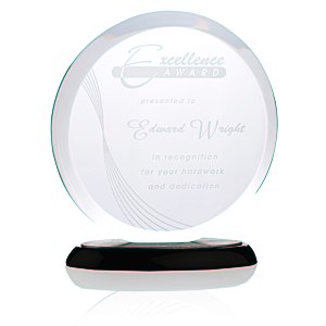 Corona Starfire Glass Award - 8" Main Image