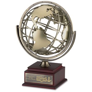 Spinning Globe Achievement Award Main Image