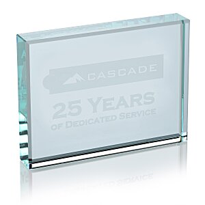 Jade Glass Paperweight - Horizontal Main Image