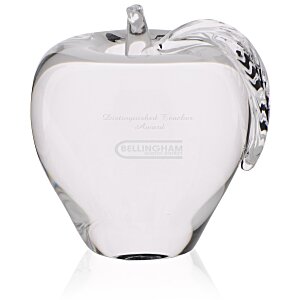 Apple Crystal Paperweight Main Image