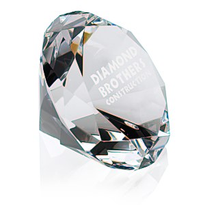 Diamond Crystal Paperweight Main Image