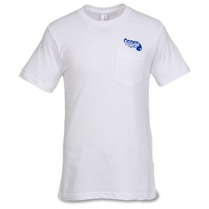 Canvas Jersey Pocket T-Shirt - White Main Image
