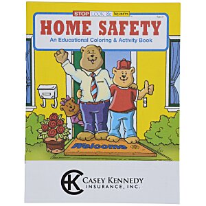 Home Safety Coloring Book Main Image