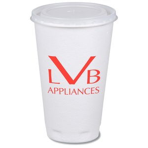 Trophy Hot/Cold Cups w/Straw Slotted Lid - 16 oz. Main Image