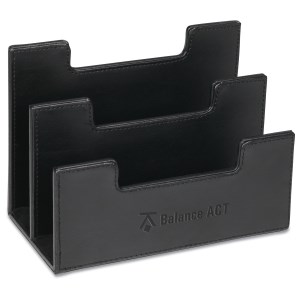 Insight Leather Desk Sorter - Closeout Main Image