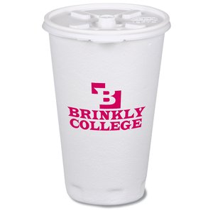Trophy Hot/Cold Cup with Tear Tab Lid - 16 oz. - Low Qty Main Image