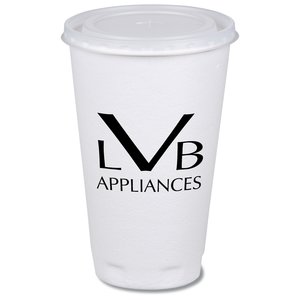 Trophy Hot/Cold Cup with Straw Slotted Lid - 16 oz.- Low Qty Main Image