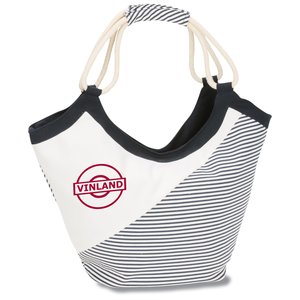 Striped Cotton Rope Tote Main Image
