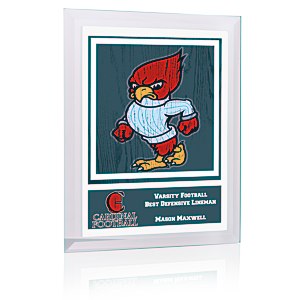 Full Color Glass Plaque - 10" Main Image