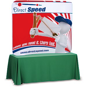EuroFit Curved Tabletop Display - 6' - Replacement Graphic Main Image