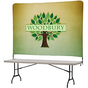 Tabletop Banner System with Tall Back Wall - 8' Main Image
