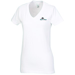 District Concert V-Neck Tee - Ladies' - White - Screen Main Image
