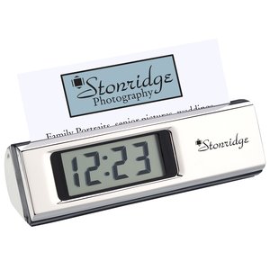 Gionata Clock and Business Card Holder-Closeout Main Image