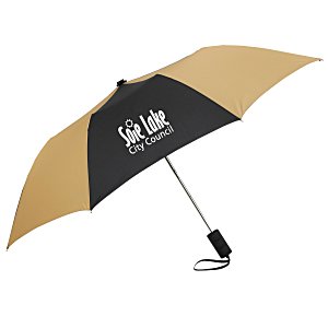 42" Folding Umbrella with Auto Open - Alternating - 42" Arc - 24 hr Main Image