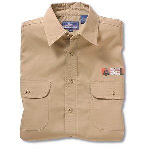 Blue Generation 2-Pocket LS Poplin Shirt-Men's-Closeout Main Image