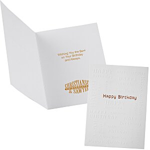 All Over Happy Birthday Greeting Card Main Image