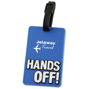 Hands Off! Luggage Tag - Closeout Main Image