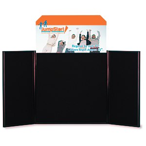 Briefcase Tabletop Display with Octagon Header - 24" x 48" Main Image
